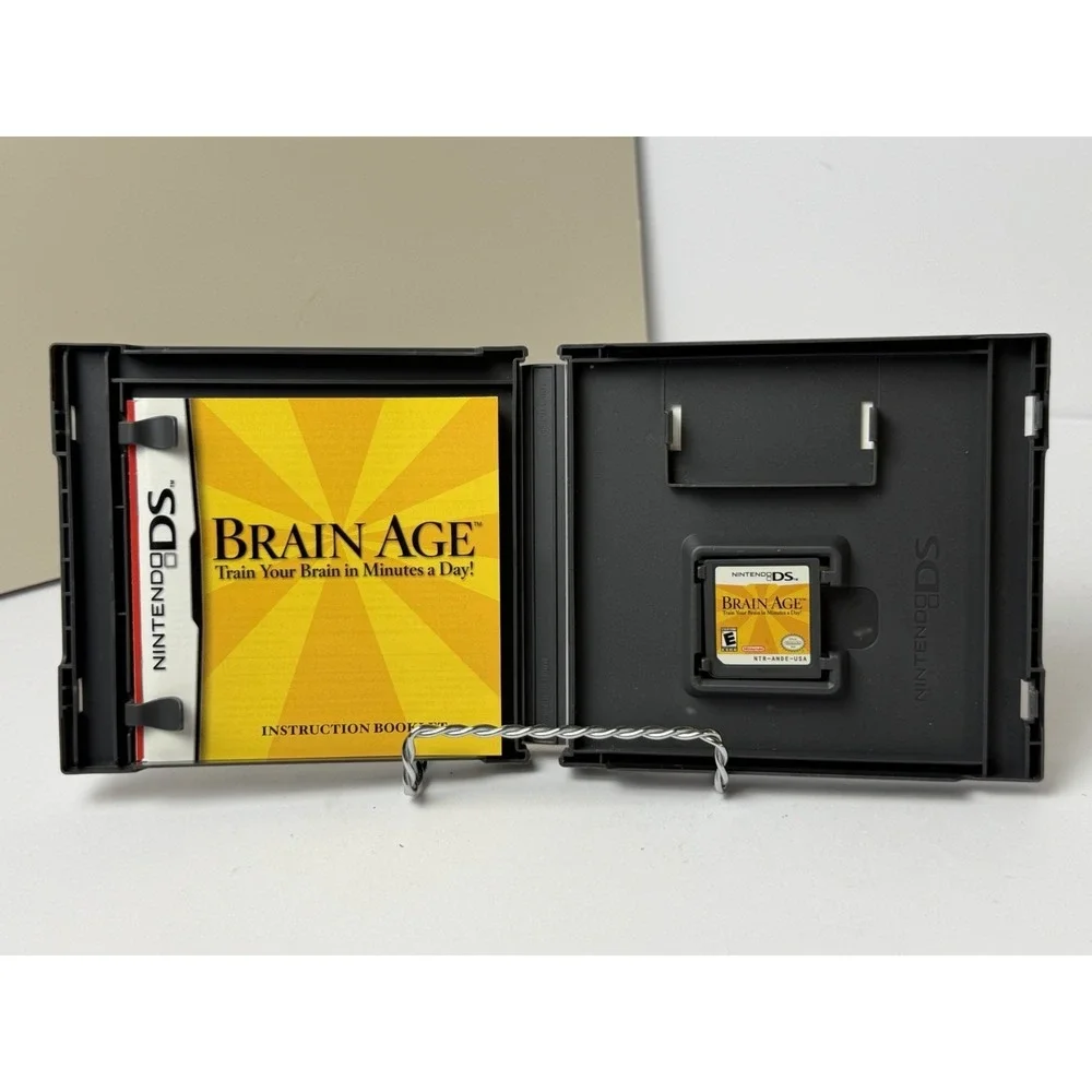 Brain Age: Train Your Brain in Minutes a Day (Nintendo DS) Complete With Manual